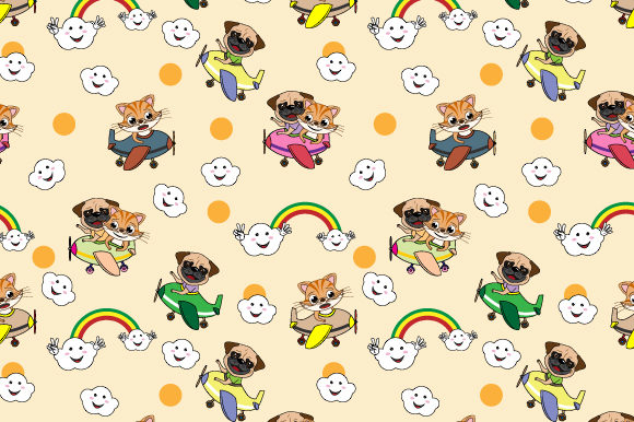 Cat and Dog in the Plane Pattern