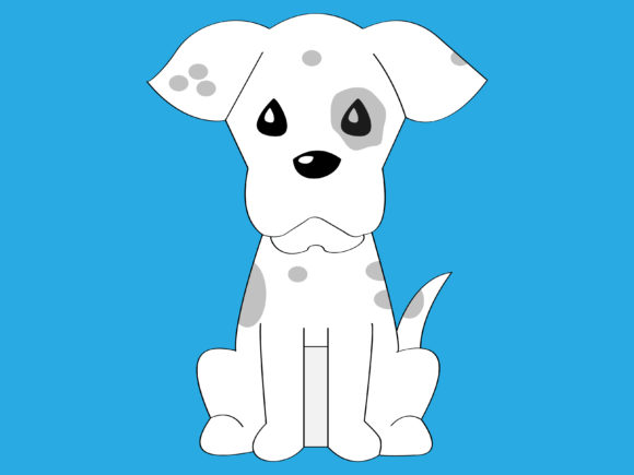 Cute Dog Vector Illustration - 07