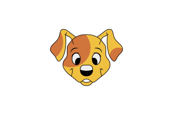 Dog Face Clipart Design Vector Isolated