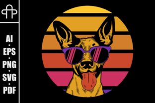 Dog Retro Illustration