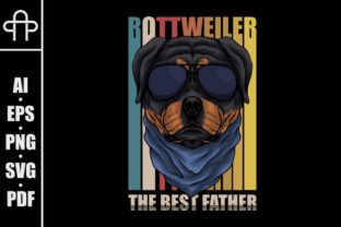 Rottweiler Dog Eyeglasses Retro