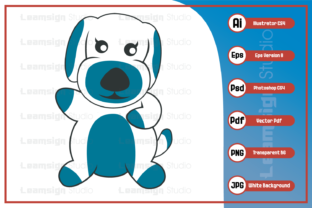 Sweet Dog Mascot Character Illustration